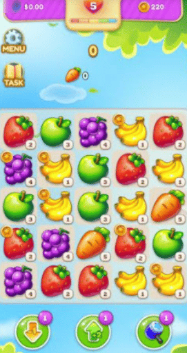 Fruit Clash Legend gameplay