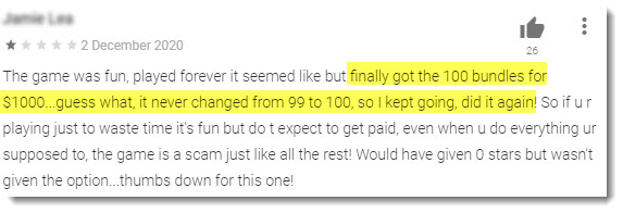 user didn't get paid