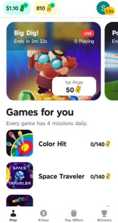 Prizes by GAMEE: Ganhe prêmios na App Store