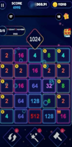 playing Neon Pop Numbers