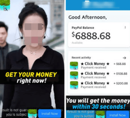 Click Money advert