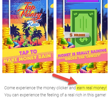 earn real money with tap money rain