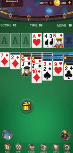 playing Solitaire Pop