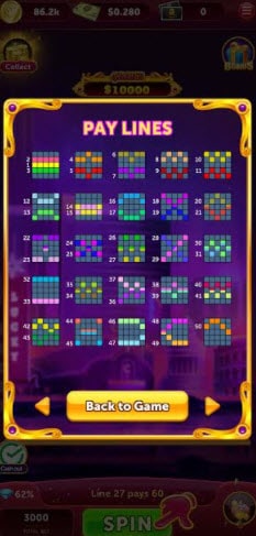 slots for bingo pay lines