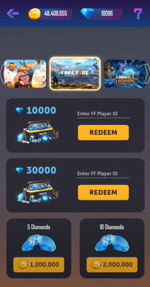 free fire diamonds