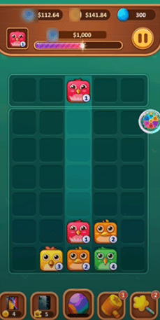 playing Merge Birds