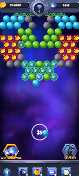 bubble breaker gameplay