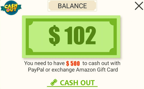 cash out balance
