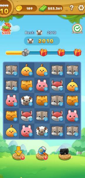 Merge Animals gameplay