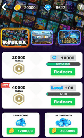 redeem in-game currency