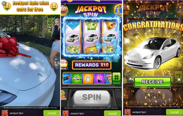 jackpot spin advert