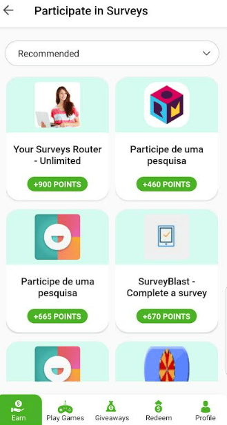 participate in surveys