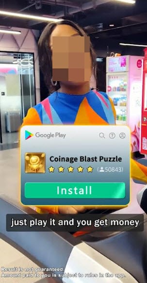 coinage blast puzzle advert