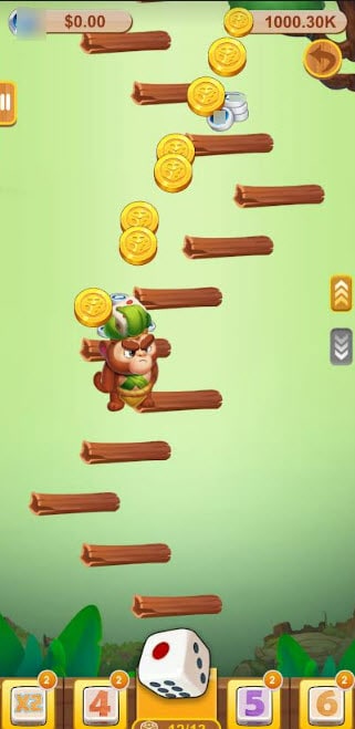 monkey jumping gameplay