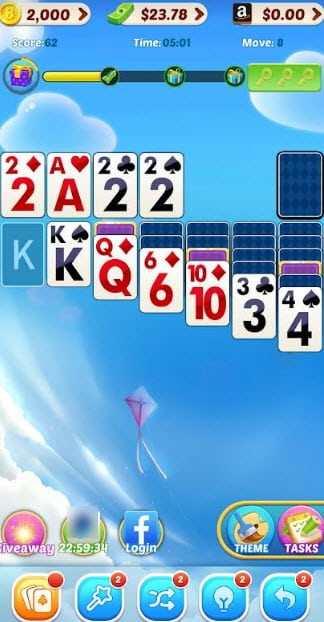 solitaire winner gameplay