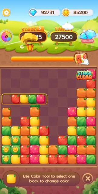 fruits blast gameplay