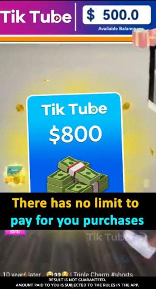 tik tube advert