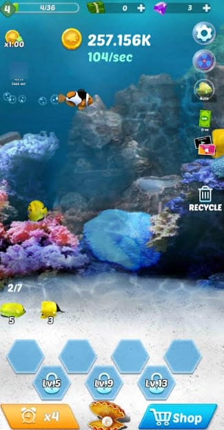 fish paradise gameplay