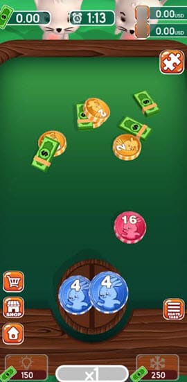 sort coins gameplay