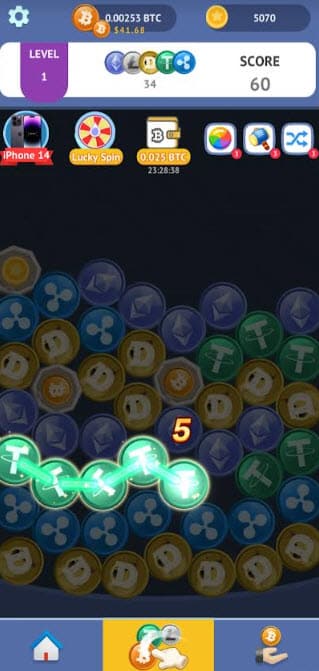 BitCoin Connect gameplay