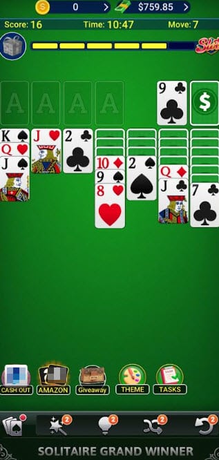solitaire sky gameplay