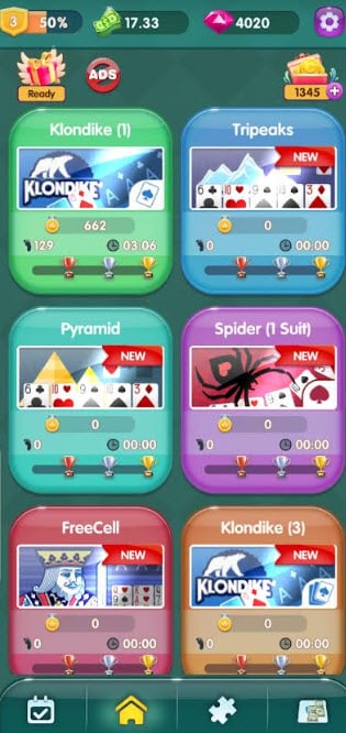 solitaire mania games