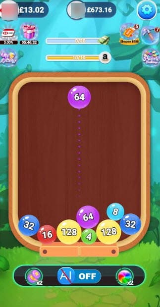 Number Bubble Puzzle gameplay