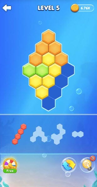 Block Puzzle Tangram gameplay