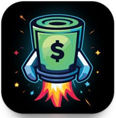cash rocket logo