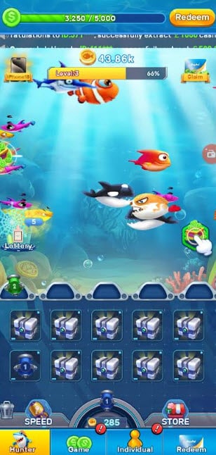 Gleeful Fishing Voyage gameplay