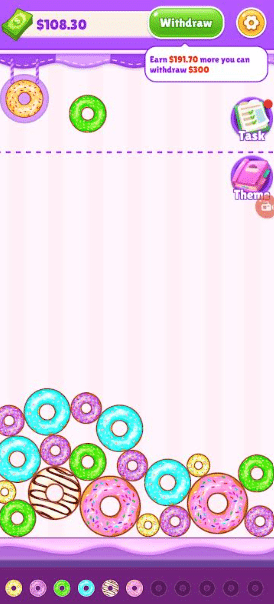 merge tasty donuts gameplay