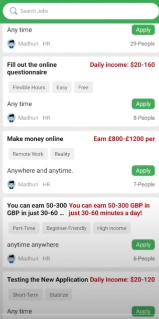 fake job board